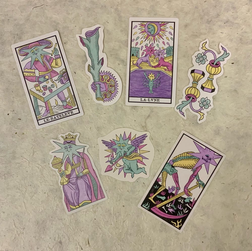 Tarot sticker pack