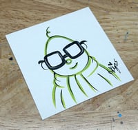 3x3 Paint Sketch - Baby Bunsen