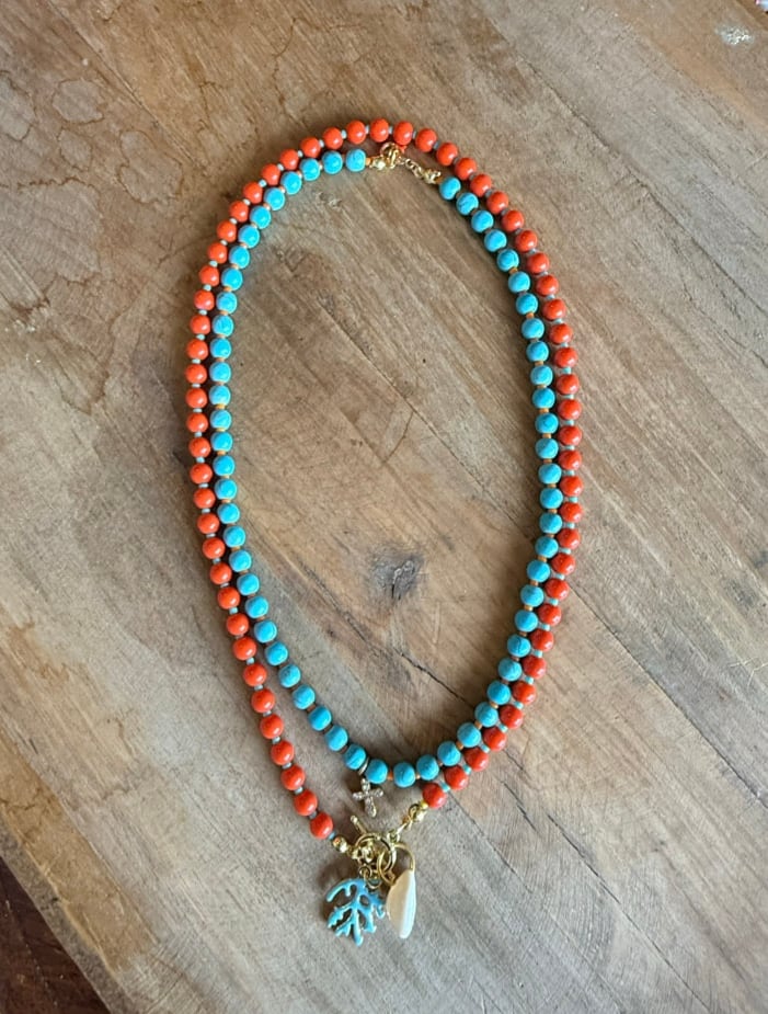 Image of Stone Layering Necklace