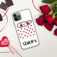 Image 5 of Raining Hearts iPhone Case