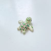 Image 1 of Tiny Green baby turtle figurine
