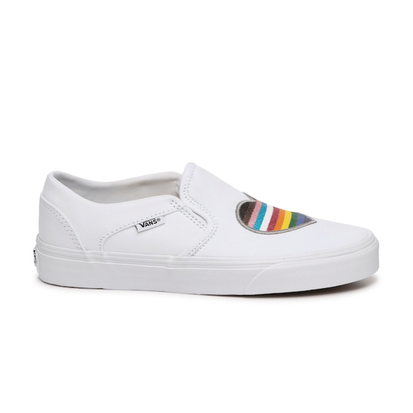 Vans with online rainbow sole