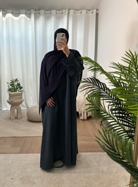 Image 5 of navy jersey hijāb
