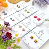 Image 1 of Butterfly Garden Collection Studs 