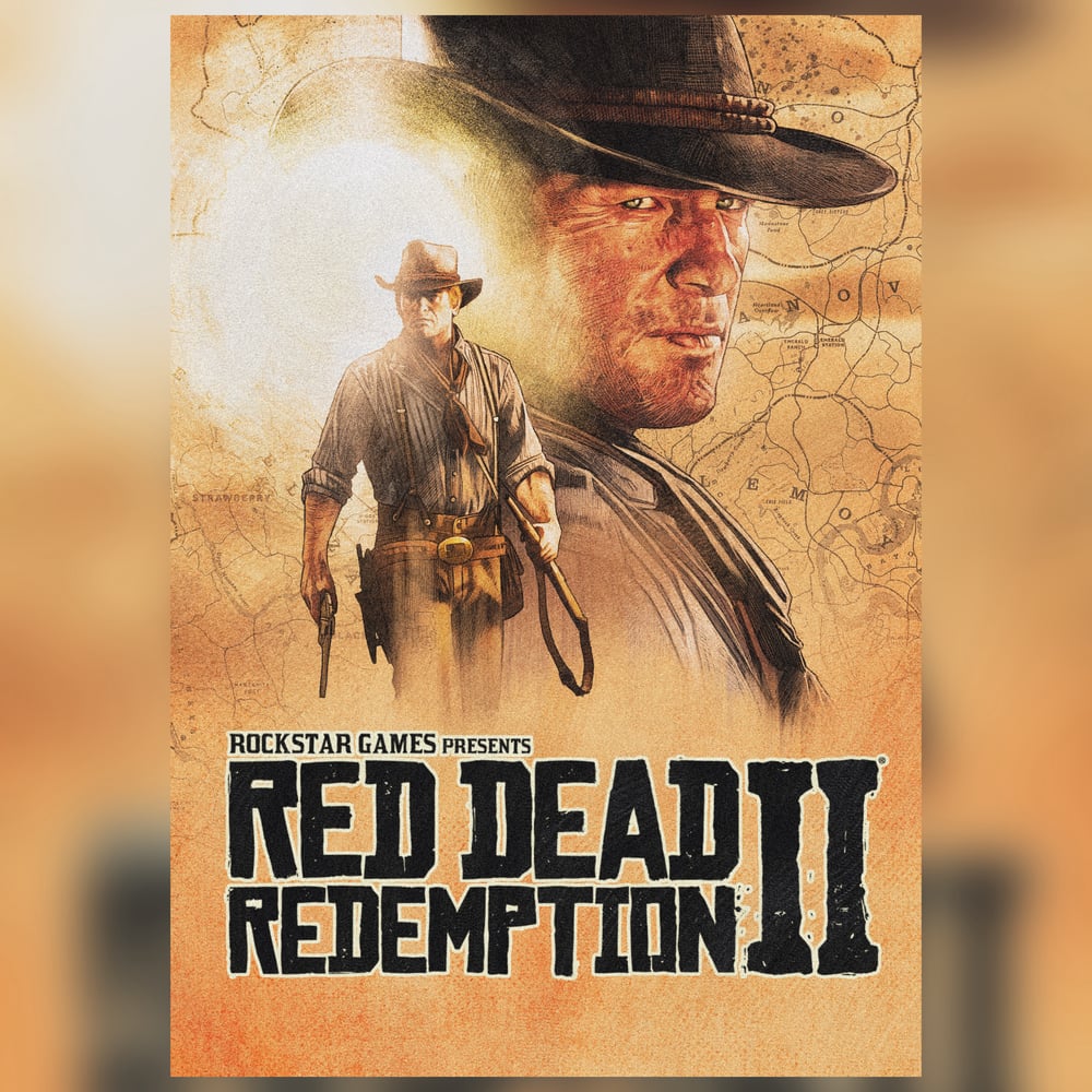 Red Dead Redemption 2 A3 300gsm Giclée Art Print