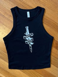 Image 2 of Racerback Cropped Tanks