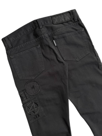 Image 4 of Hysteric Glamour “XXX” Patch Denim - 30 