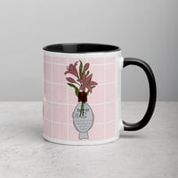 Image 5 of Soy sauce and flower illstruations Mug with Color Inside