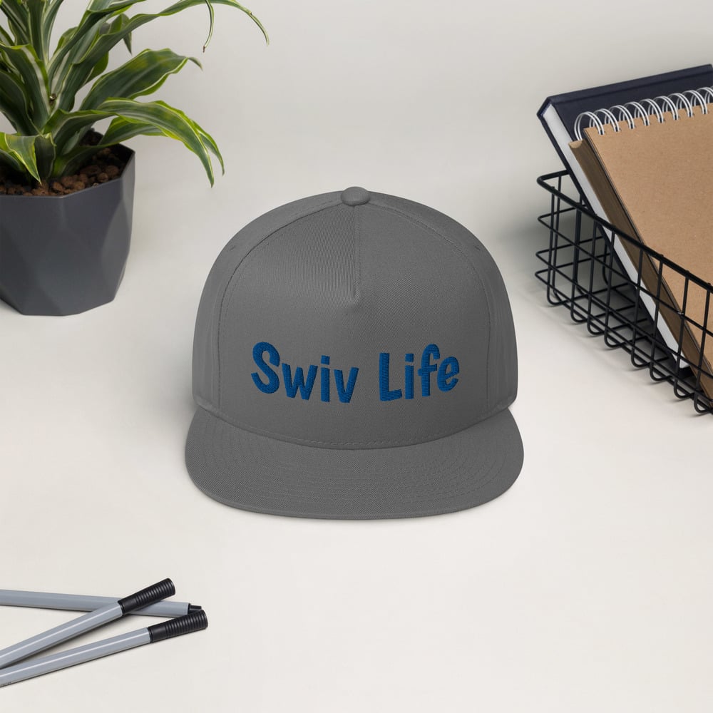 Smooth Blue Swiv Life Hat
