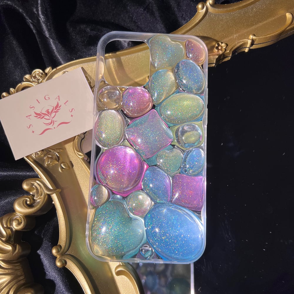 Image of Pastel Color Gems Resin Phone Case For All Brand 