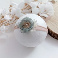 Image 1 of Baby girls headband | sage | beige