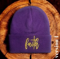Image 2 of Faith Beanie / Custom Colors