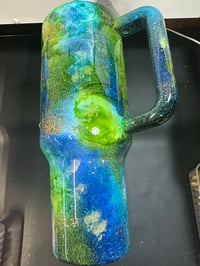 40oz ink blues greens 