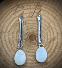 Image 4 of Green Chalcedony Earrings 