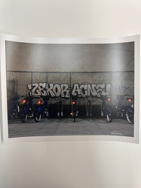 Image of Zex acne wall print 