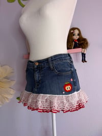 Image 2 of Apple Dreamin’ Mini Skirt 🍎🤍✨(S) 