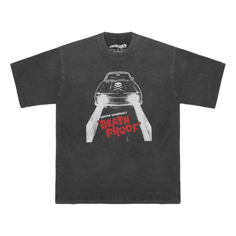 Death Proof Washed Premium T-Shirt – Quentin Tarantino Movie Unisex Cotton Tee for Men & Women