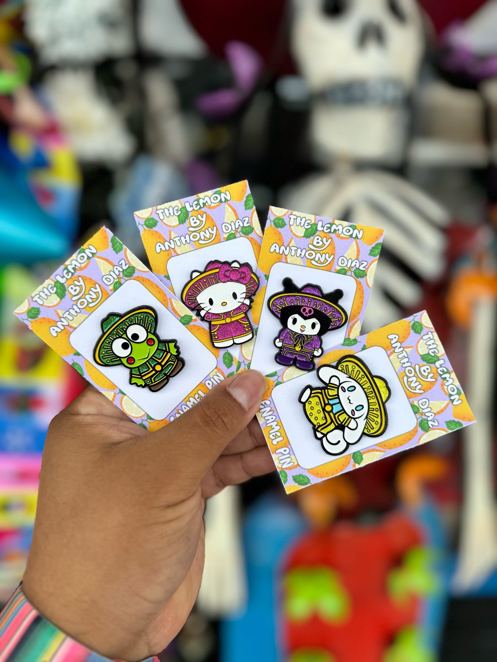 Image of San Rio Mariachi Enamel Pin