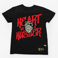 Hustler Hearted Tee (BLACK)