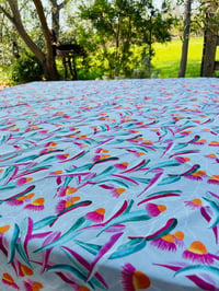 Image 1 of Tablecloth - Among The Gum Trees (Light Grey)