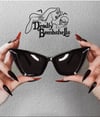 Deadly Bombshell- Black Cat Eye Sunglasses