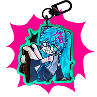 Image 2 of HATSUNE MIKU KEYCHAINS/STICKERS