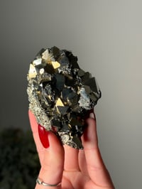 Image 4 of OCTAHEDRAL PYRITE - HUANZALA MINE, PERU G