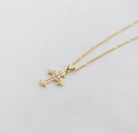 Image 2 of Radiant Cross Necklace 