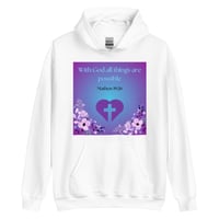 Image 2 of With God all things are possible (v.1) hoodie