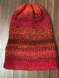 Image 3 of "Ruby Drift" Slouchy Beanie 