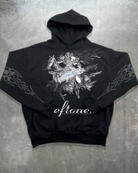 Image 1 of White Pony Plush Hoodie