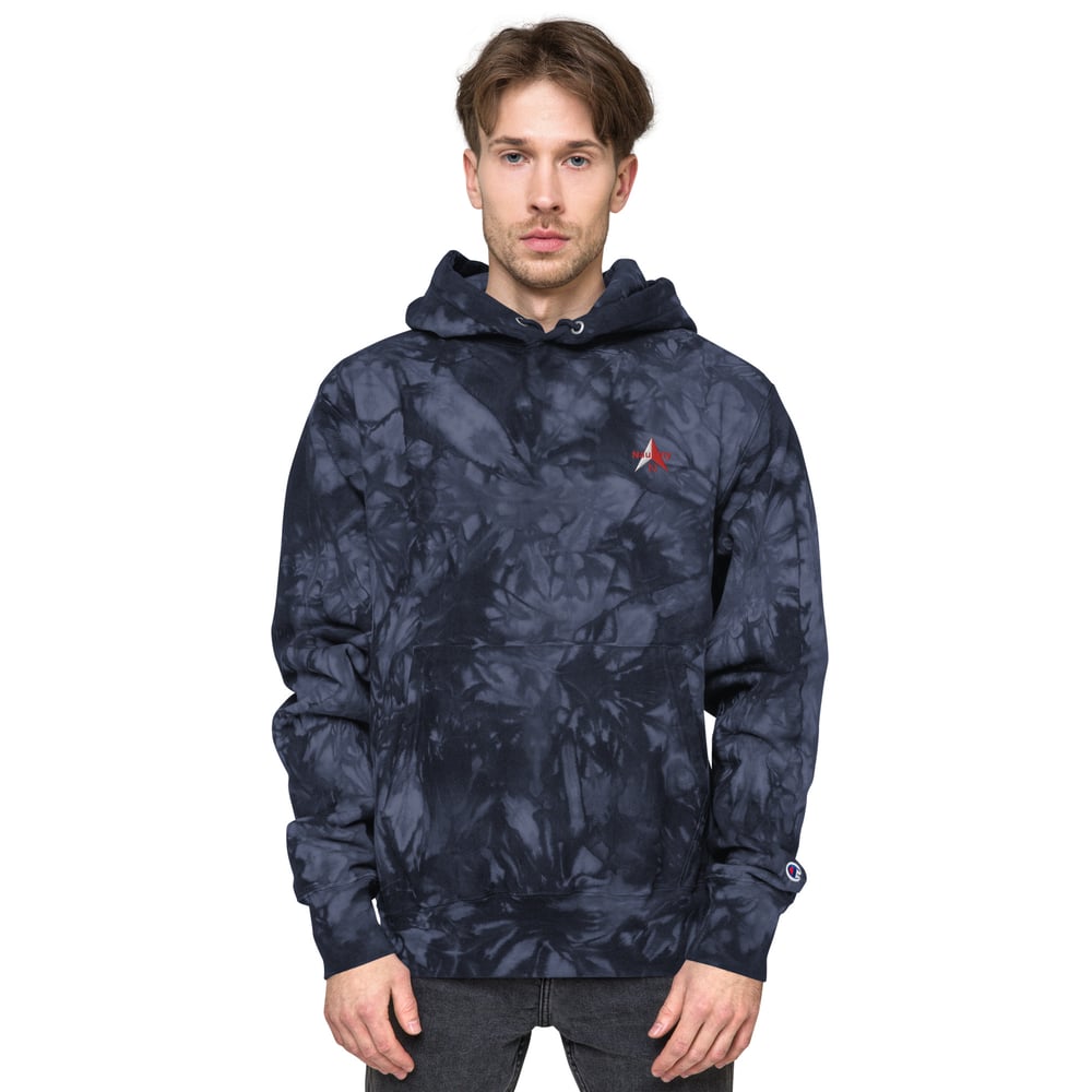 Image of Unisex Champion tie-dye hoodie