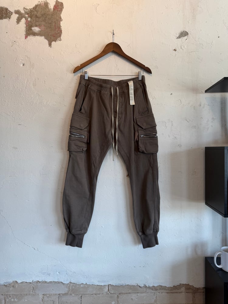 Image of Rick Owens SS22 Fogachine Cargo Sweatpants