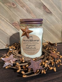Image 1 of Sugared Chestnut Farmhouse Candles