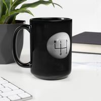 BallStick Black Glossy Mug