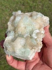 Image 10 of Green Apophyllite & Stilbite Specimen | India #3079