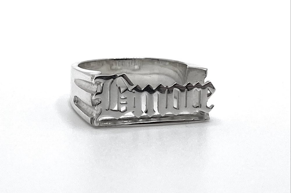 Image of Bmore Gothic Ring (Silver)