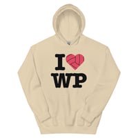 Image 5 of I Love Water Polo Hoodie Light Colors - Adult