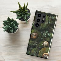 Image 1 of Flora and Fauna Goblincore Grunge Snails and Moss Tough Case for Samsung®