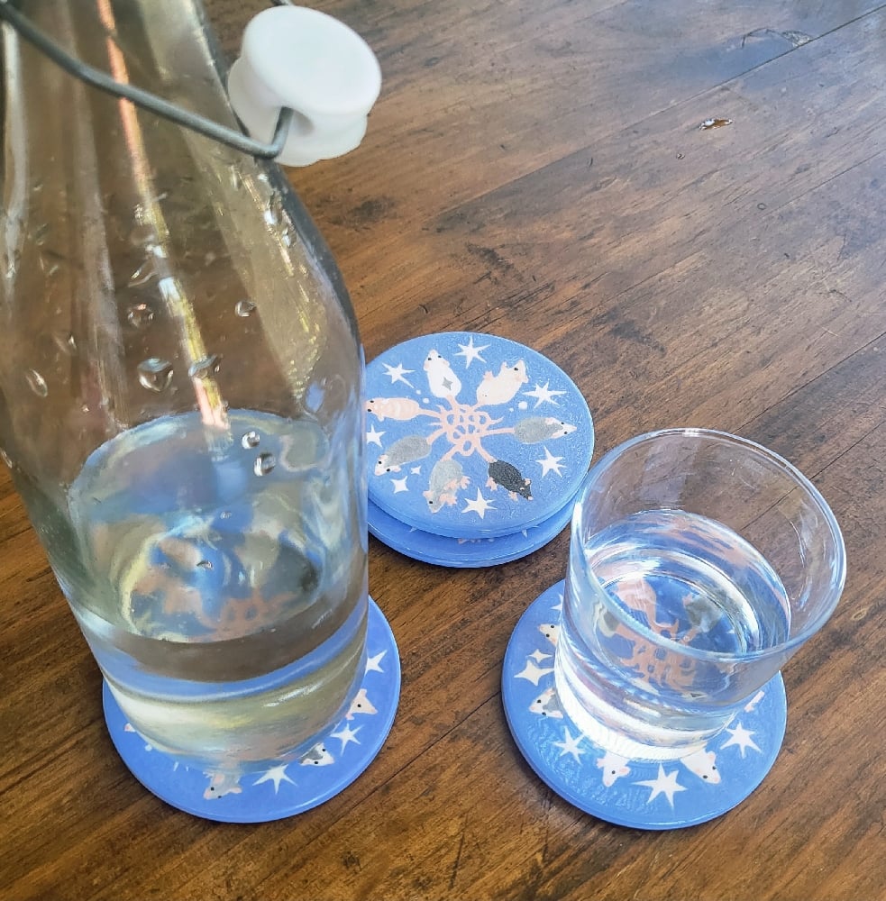 Image of Rat King Coasters