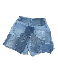 Image 2 of Patchwork  Denim Shorts