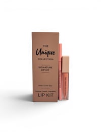 Image 2 of Glossed Pink Nude Set