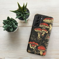 Image 19 of Dark Cottagecore Goth Inspired Vibrant Mushroom Tough case for Samsung®