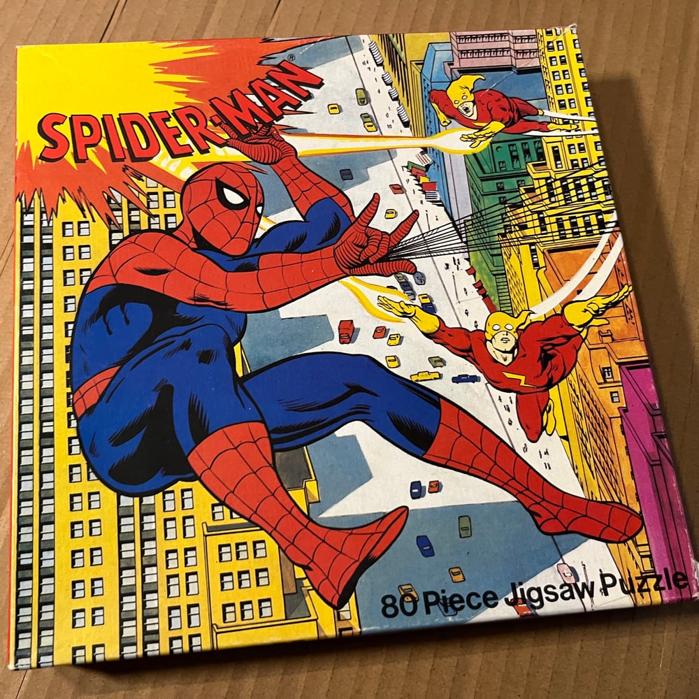 Spider-Man, 80-piece Jigsaw by Hestair, 1981