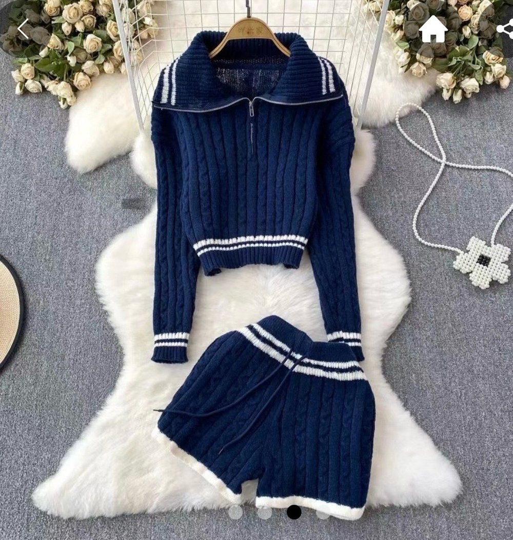 Image of Sweater Short Set 