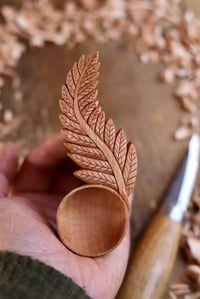 Image 4 of Fern Leaf ~ Coffee Scoop 