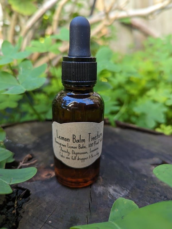 Image of Lemon Balm Tincture