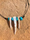 Tooth shell choker necklace (adjustable) 