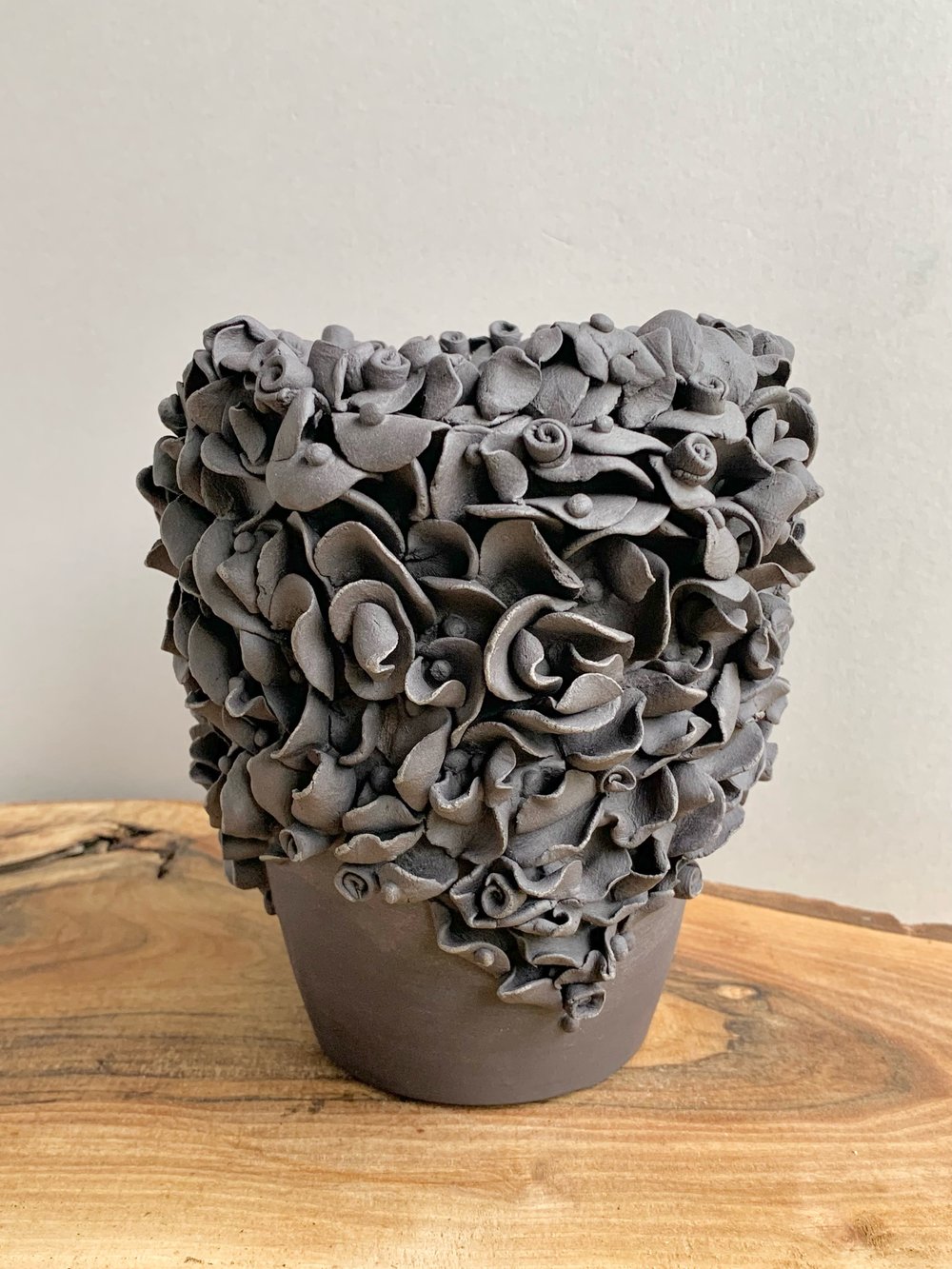 Image of Black Petal Vase 2 