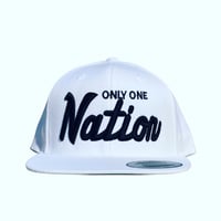 Image 2 of Only One Nation All White snapback 